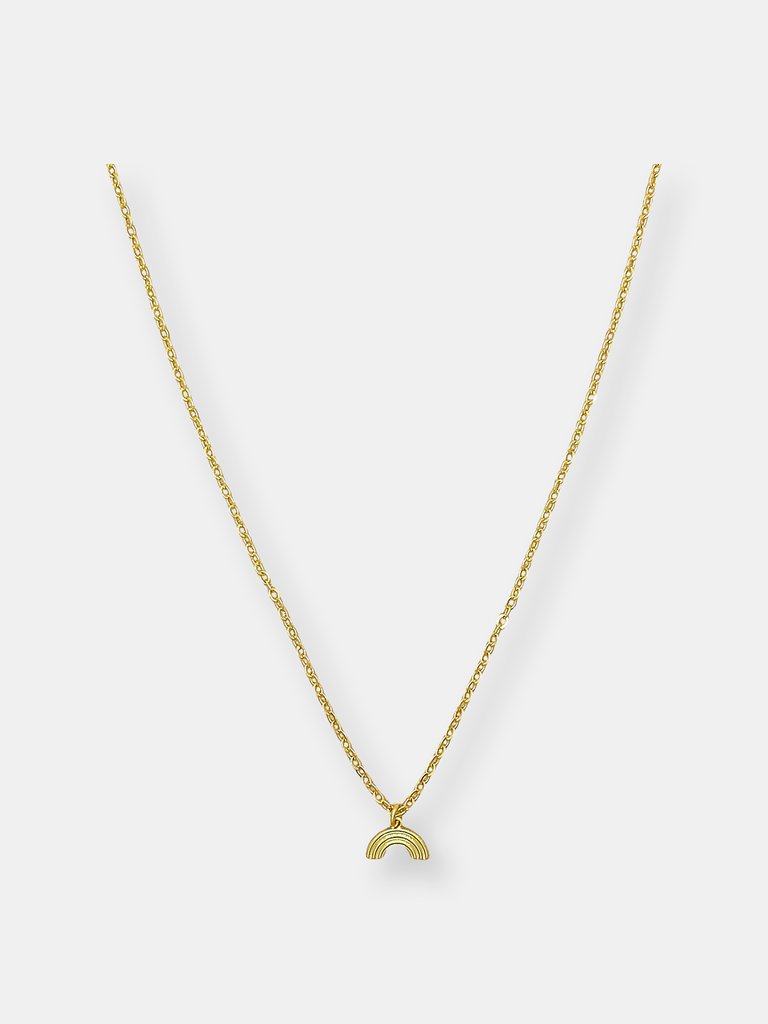 NAOMI RAINBOW NECKLACE - Gold