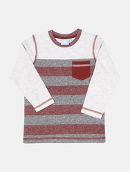 Beckett Striped Tee Toddler - Rust