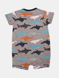 Clayton Whale Romper Baby
