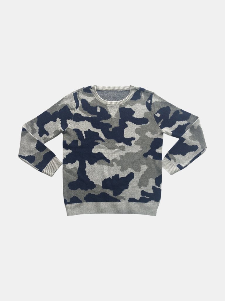 Hassan Camouflage Sweater Baby - Grey Camouflage