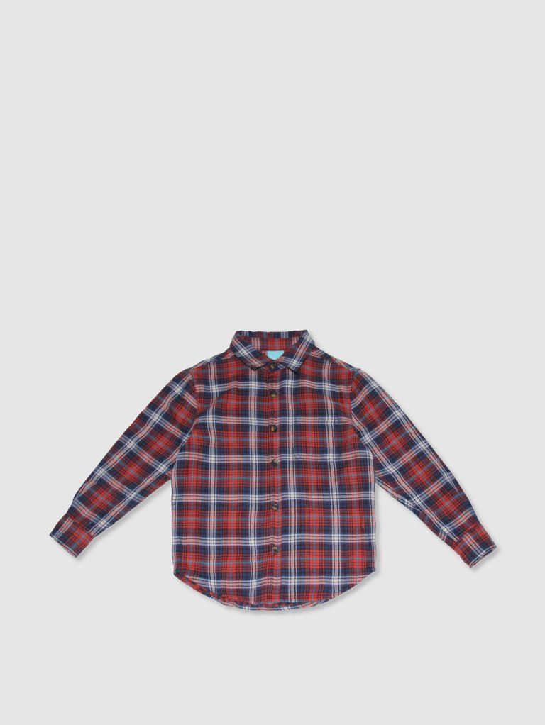 Taylor Button Down Boy - Navy