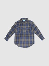 Zachary Button Down Toddler - Olive