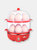 Egg Cooker 14 Egg Capacity Hard Boiled Egg Cooker Rapid Electric Egg Boiler Maker - Red