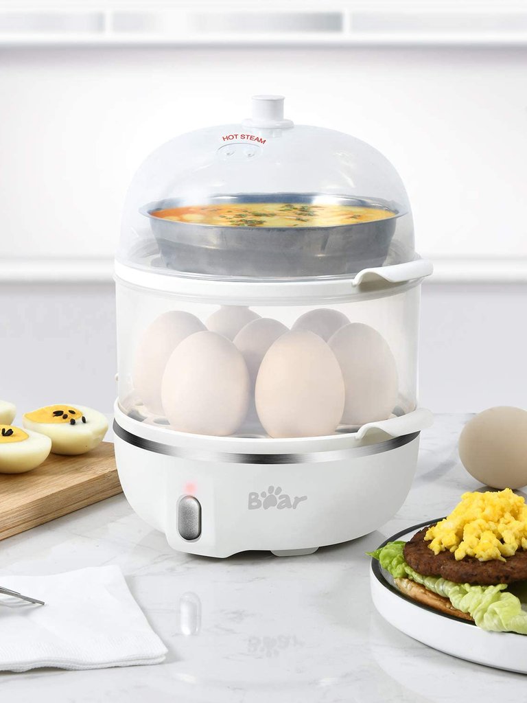 Egg Cooker 14 Egg Capacity Hard Boiled Egg Cooker Rapid Electric Egg Boiler Maker