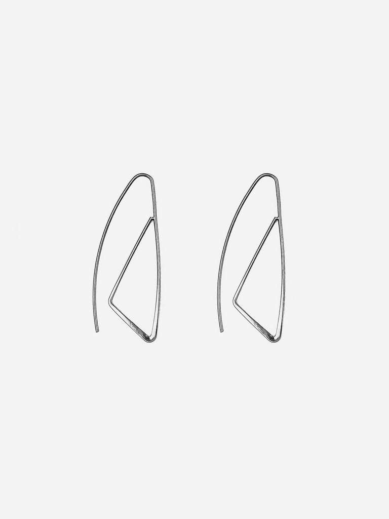 Avery Earring Threaders - Dark Grey