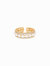 Fleur Pearl Statement Ring - Yellow Gold