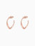 Leslie Hoop Earrings - Bronze