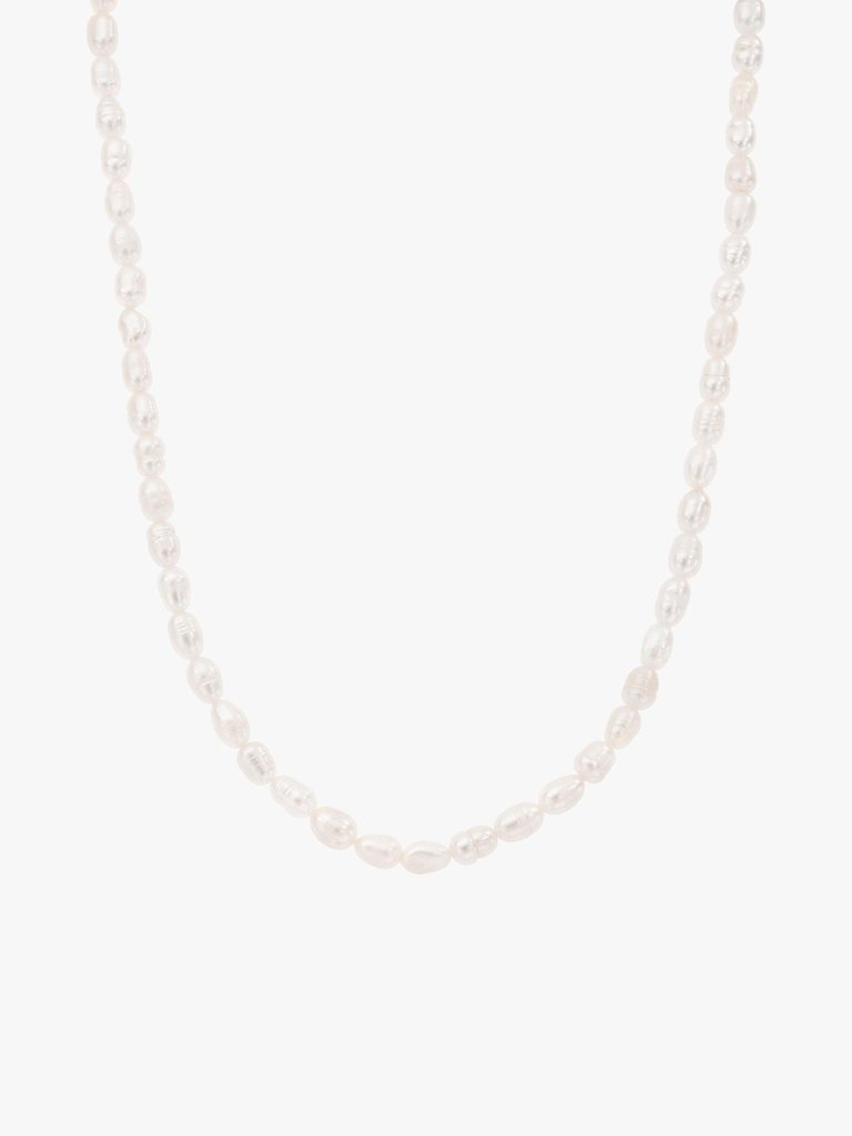 Memories Base Pearl Necklace - Peal White