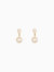 Michelle Pearl Earring Jackets - Gold