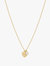 Mom Heart Necklace With Charm - Gold