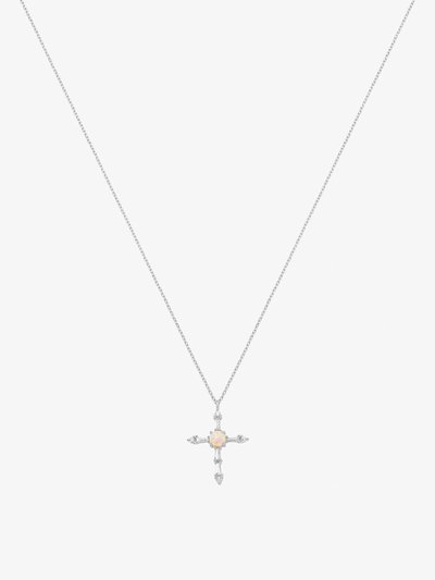 Bearfruit Jewelry Opal Cross Necklace product