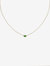 Priscilla Emerald Necklace - Gold