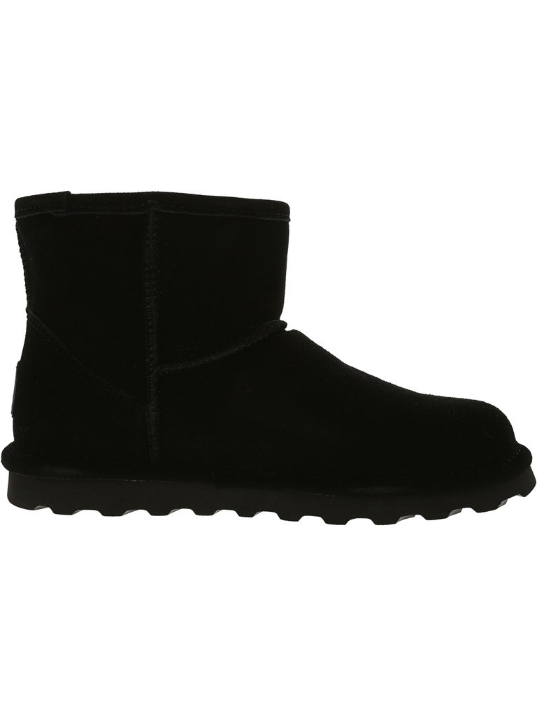 Bearpaw Women's Alyssa High-Top Suede Boot - Black II - 8 M