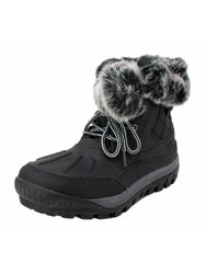 Bearpaw Women's Becka High-Top Snow Boot - Black / Grey - 9 M - Black / Grey
