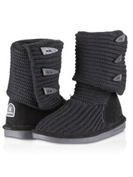 Bearpaw Women's Knit Tall Mid Calf Wool Snow Boot