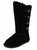 Bearpaw Women's Lori Mid-Calf Suede Snow Boot - Black II - 9 M - Black II