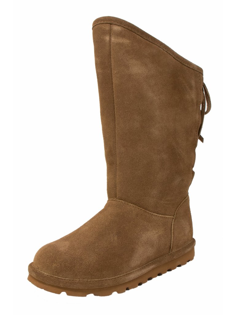 Bearpaw Women's Phylly Mid-Calf Suede Boot - Hickory II - 10 M - Hickory II
