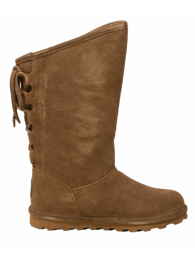 Bearpaw Women's Phylly Mid-Calf Suede Boot - Hickory II - 8 M