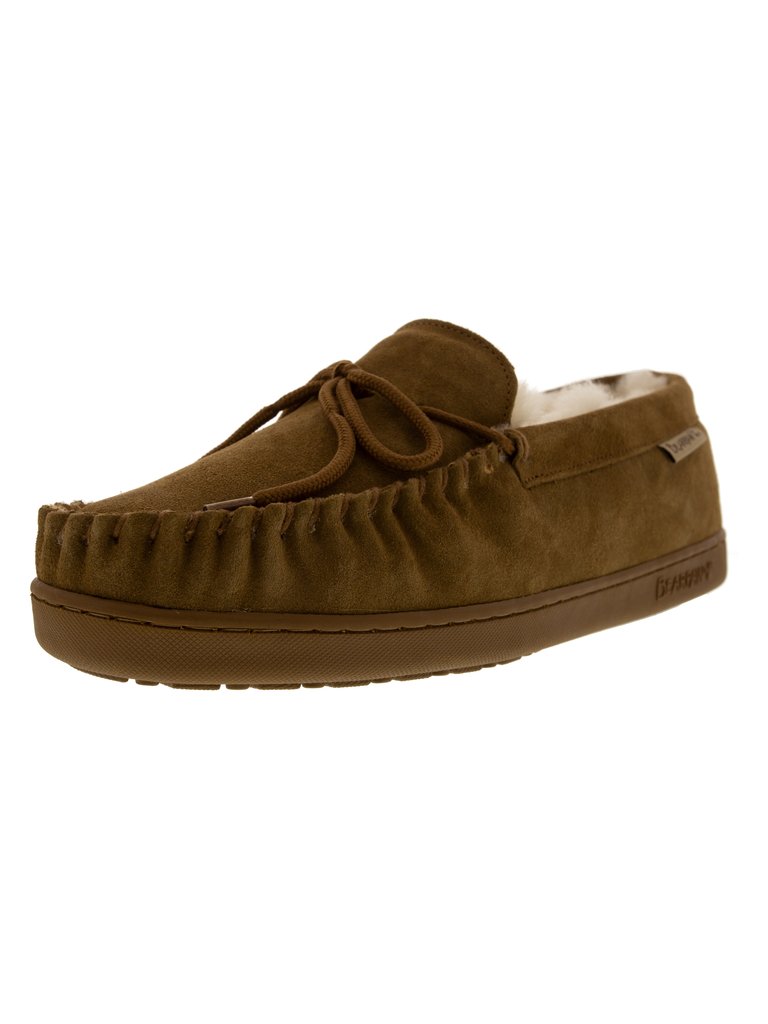 Men's Moc II Ankle-High Suede Flat Shoe - Hickory