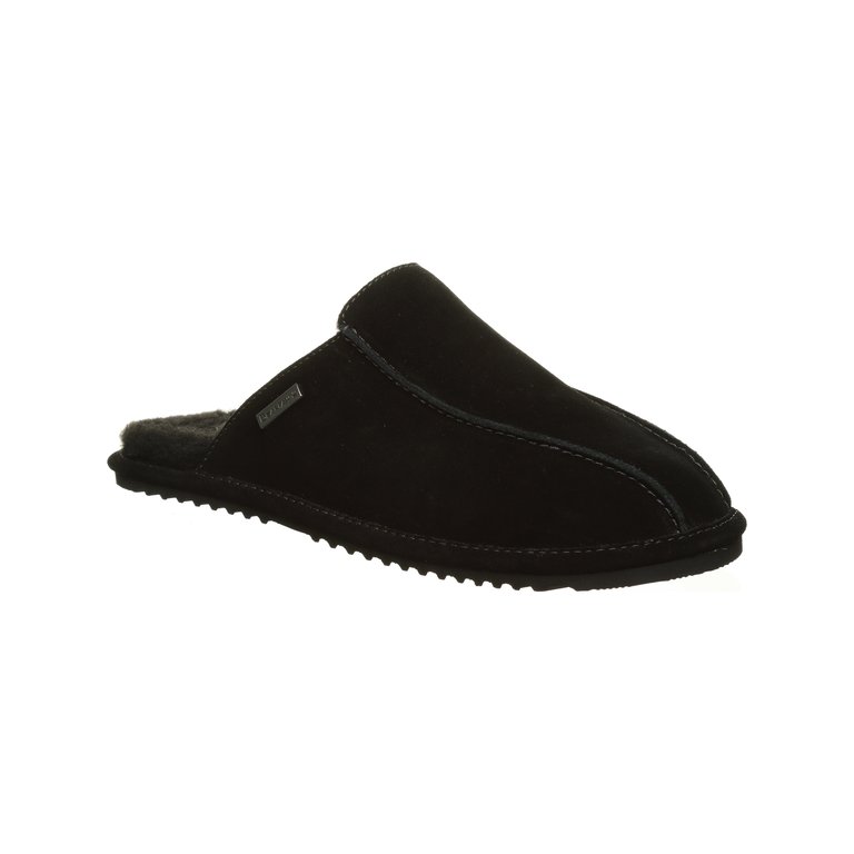 Men's Pierre Suede Flats - Black