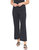 Ponte Cropped Pant In Black - Black