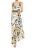 Print Midi Dress In Yellow Floral - Yellow Floral