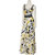 Print Midi Dress In Yellow Floral