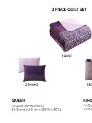 Bebejan Cordon 3-Piece Reversible Quilt Set