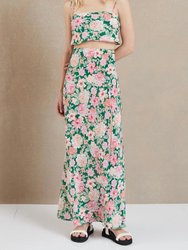 Botanica Maxi Skirt In Floral Print - Floral Print