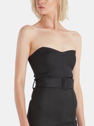 Dana Strapless Belted Jumpsuit