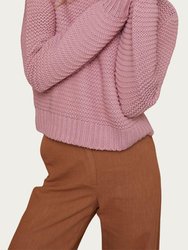 Elsa Knit Jumper Sweater - Blush