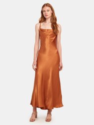 Lana Cowl Neck Midi Dress