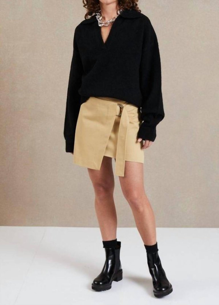 Peyton Mini Skirt - Sand