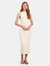 White Water Rib Midi Dress