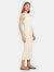 White Water Rib Midi Dress