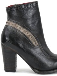 Yuno Ankle Boots - Black Icicle Rustic
