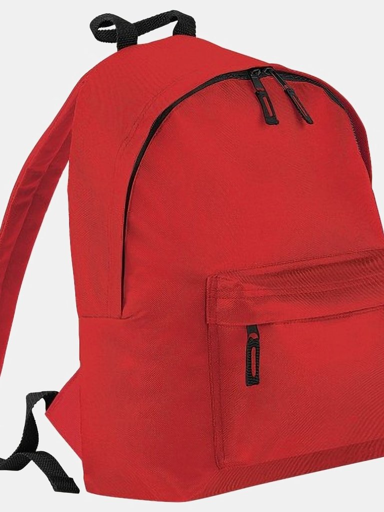 Beechfield Childrens Junior Big Boys Fashion Backpack Bags/Rucksack/School (Pack (Bright Red) (One Size) (One Size) - Bright Red