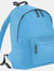 Beechfield Childrens Junior Big Boys Fashion Backpack Bags/Rucksack/School (Pack (Surf Blue/ Graphite grey) (One Size) (One Size) - Surf Blue/ Graphite grey
