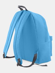 Beechfield Childrens Junior Big Boys Fashion Backpack Bags/Rucksack/School (Pack (Surf Blue/ Graphite grey) (One Size) (One Size)