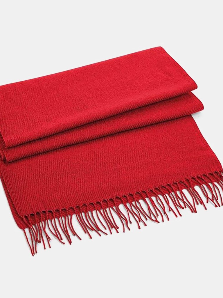 Beechfield Classic Woven Scarf (Classic Red) - Classic Red