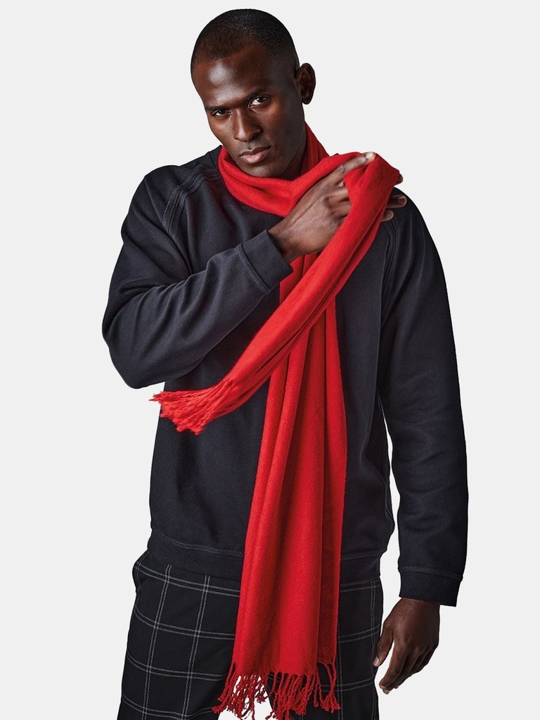 Beechfield Classic Woven Scarf (Classic Red)