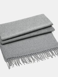 Beechfield Classic Woven Scarf (Heather Gray) - Heather Gray