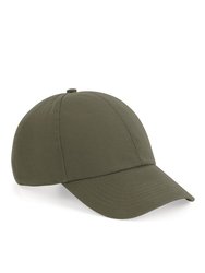 Beechfield Organic Cotton 6-panel Cap (Olive Green) - Olive Green