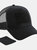 Beechfield Patch Snapback Trucker Cap (Black) - Black