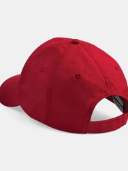 Beechfield Plain Unisex Junior Original 5 Panel Baseball Cap (Classic Red)