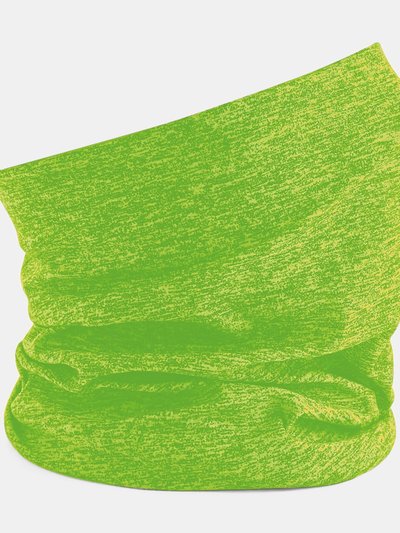 Beechfield Beechfield Unisex Adult Morf Spacer Marl Neck Warmer (Lime Green) product