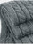 Beechfield Unisex Cable Knit Melange Scarf (Light Gray)