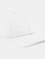 Beechfield Urbanwear 6 Panel Snapback Cap - White - White