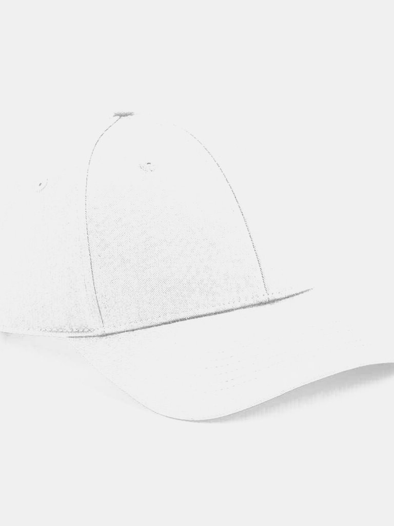 Beechfield Urbanwear 6 Panel Snapback Cap - White - White