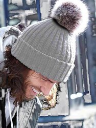 Beechfield® Unisex Cuffed Design Winter Hat (Light Grey)